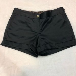 Satin express shorts size 4